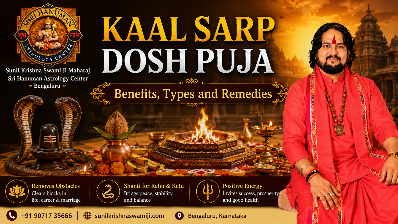 Kaal Sarp Dosh Puja: Benefits, Types and Remedies